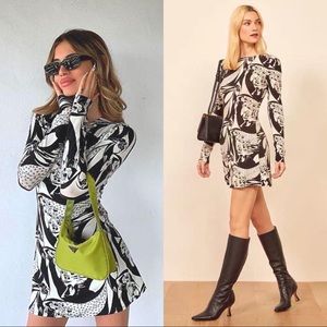 Reformation Kenmare Persephone Mini Dress